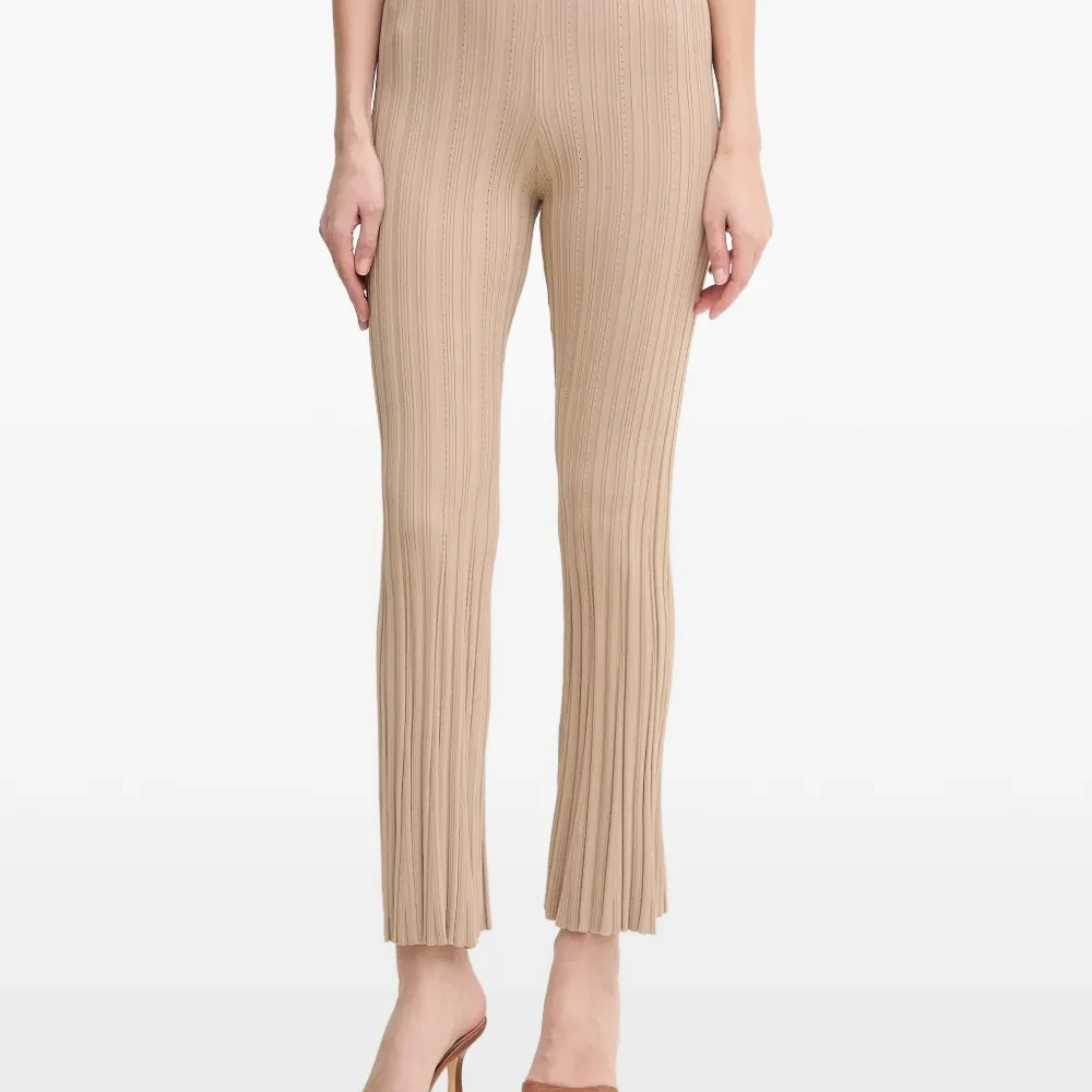 Брюки в рубчик с логотипом