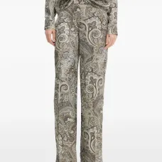 Брюки с принтом пейсли Брюки с принтом пейсли