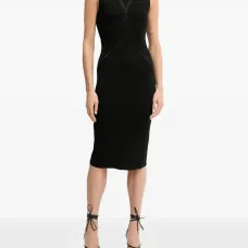 Платье миди без рукавов Платье миди без рукавов