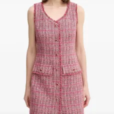 Твидовое платье мини Claudia