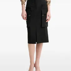 Юбка миди с карманами