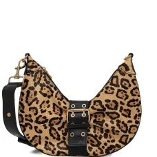 Сумка на плечо с леопардовым принтом
