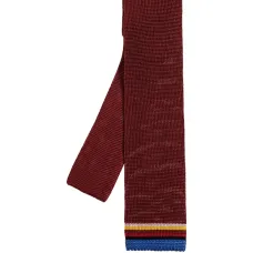 Шелковый галстук в полоску