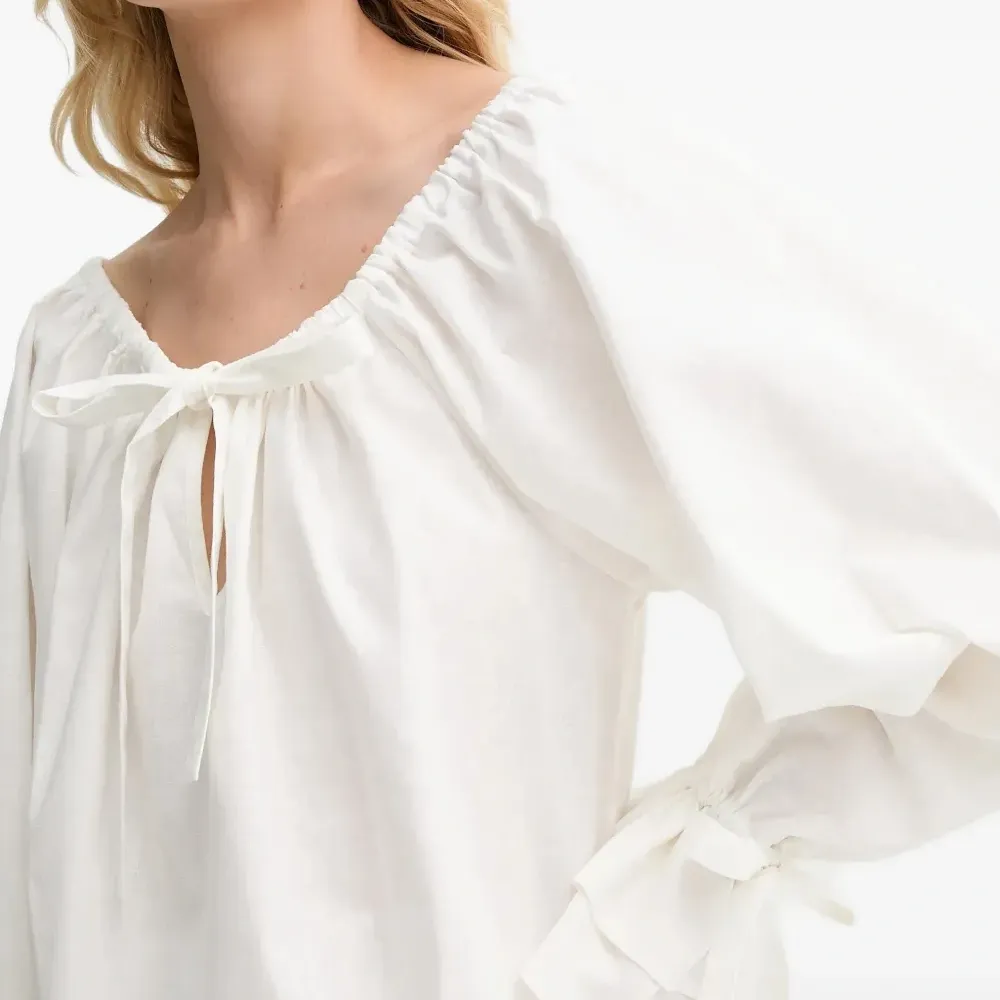 Блузка с оборками