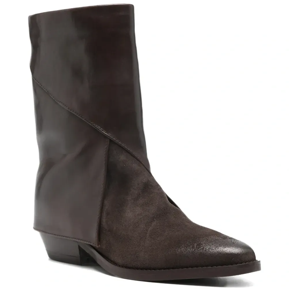 Ботильоны с заострённым мысом