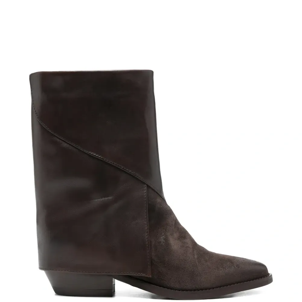 Ботильоны с заострённым мысом