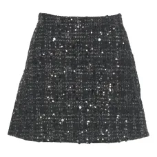 Юбка мини с пайетками
