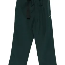 Брюки с поясом и карманами на молнии