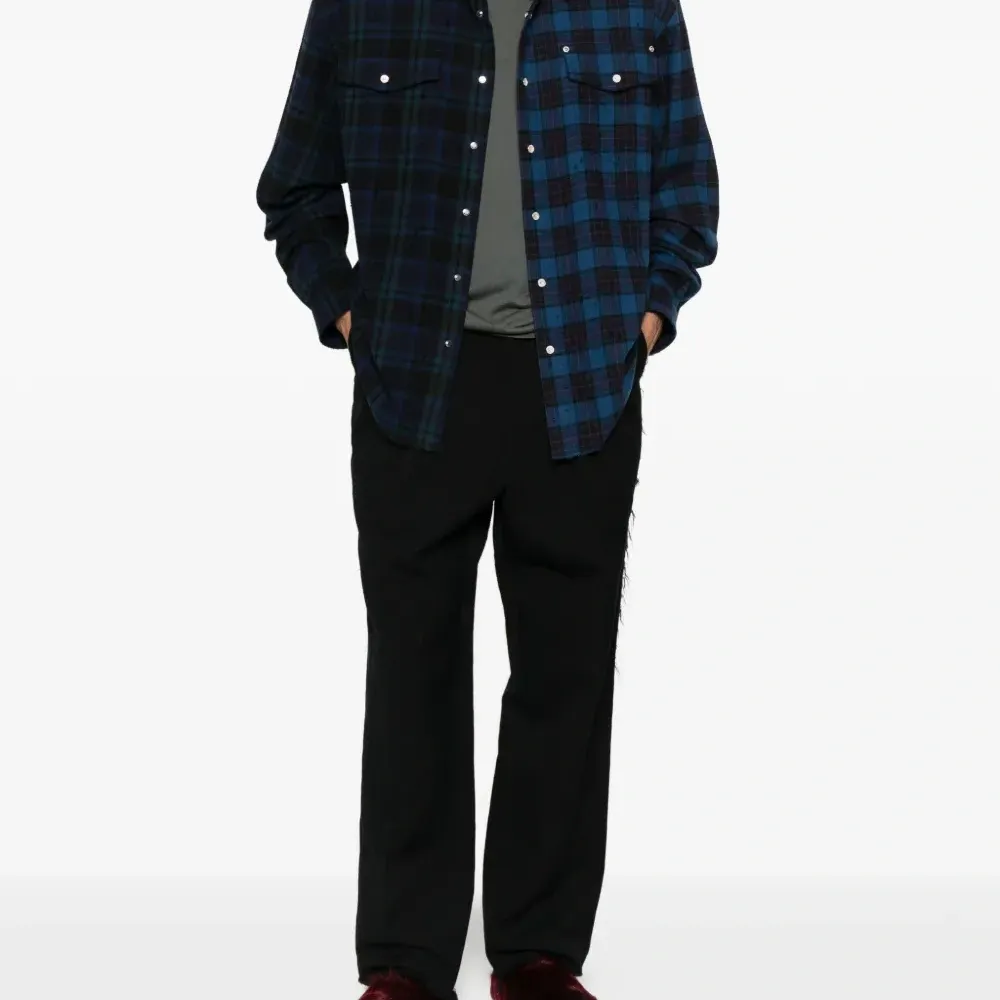 Брюки с бахромой