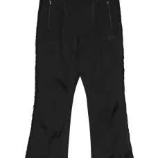 Брюки с бахромой и логотипом Брюки с бахромой и логотипом