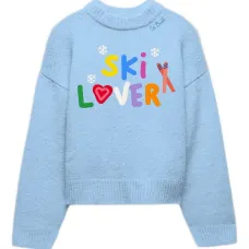 Свитер с круглым вырезом