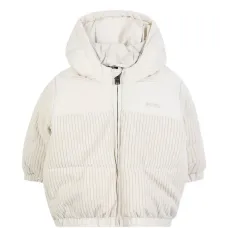 Вельветовая куртка с капюшоном