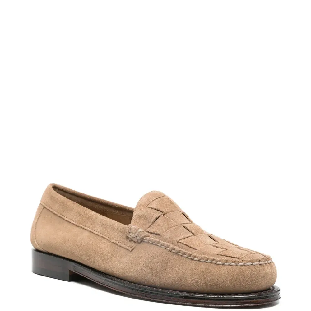 Плетёные лоферы в венецианском стиле