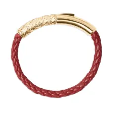 Кожаный браслет в клетку Кожаный браслет в клетку