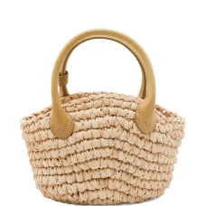 Сумка-тоут из рафии