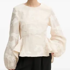 Блузка с цветочным принтом Блузка с цветочным принтом