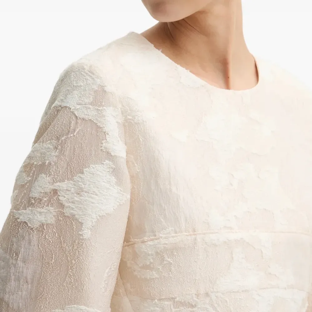 Блузка с цветочным принтом