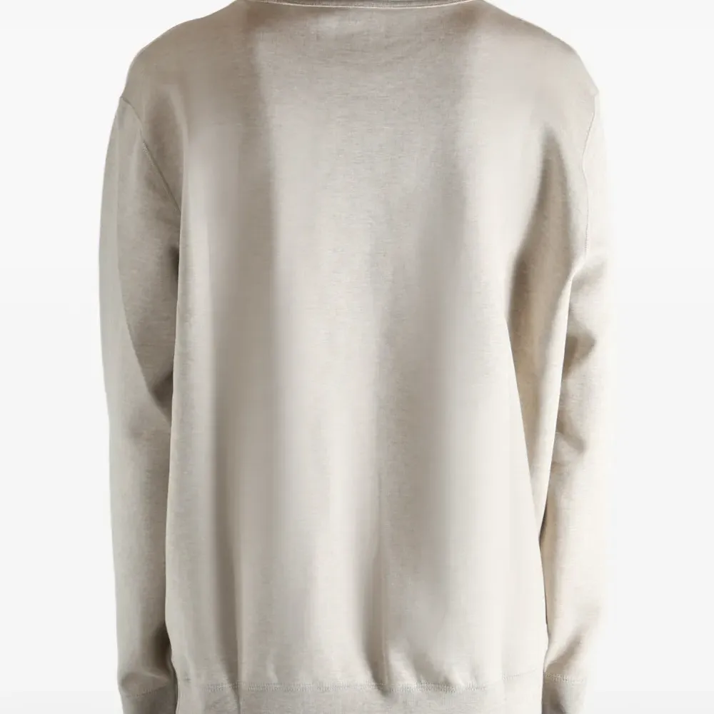 Толстовка с круглым вырезом и логотипом