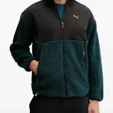 Удлинённая куртка из шерпы PUMATECH свободного кроя