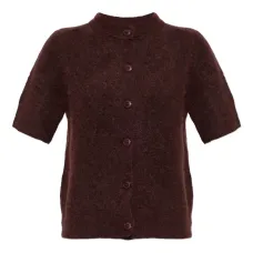 Кардиган на пуговицах с короткими рукавами Кардиган на пуговицах с короткими рукавами