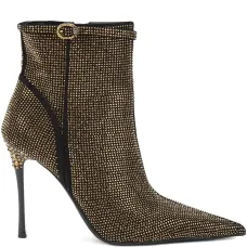 Украшенные ботильоны на каблуке Украшенные ботильоны на каблуке