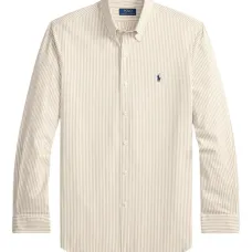 Полосатая рубашка на пуговицах