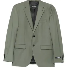 Однобортный пиджак с лацканами-нотч