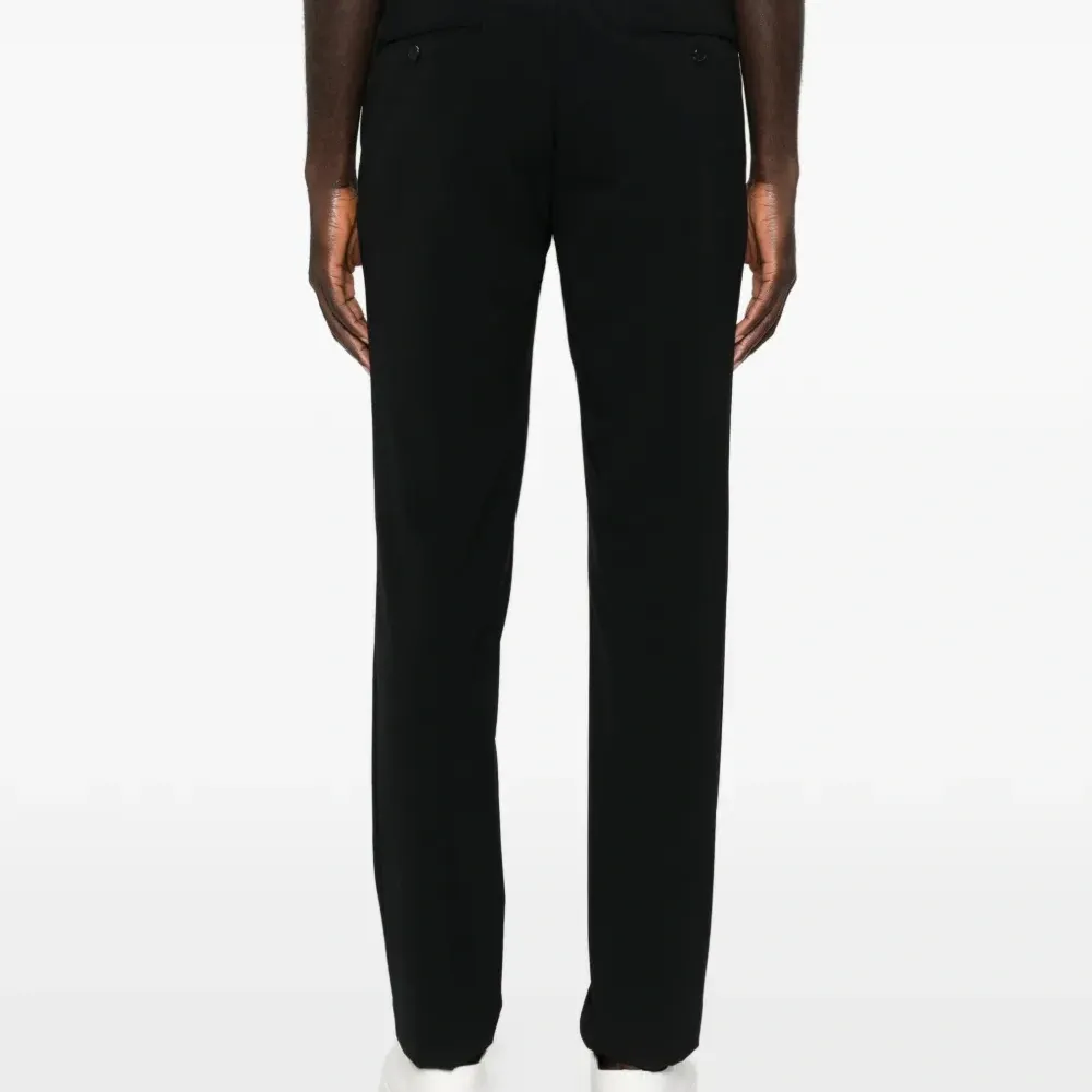 Брюки прямого кроя на шнурке