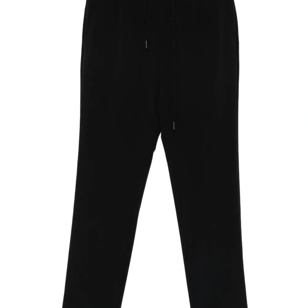 Брюки прямого кроя на шнурке