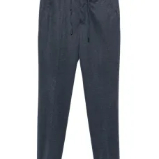 Прямые брюки на завязках