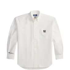 Рубашка Yankees с карманом и пуговицами