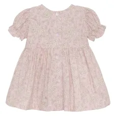 Платье с оборками и цветочным принтом