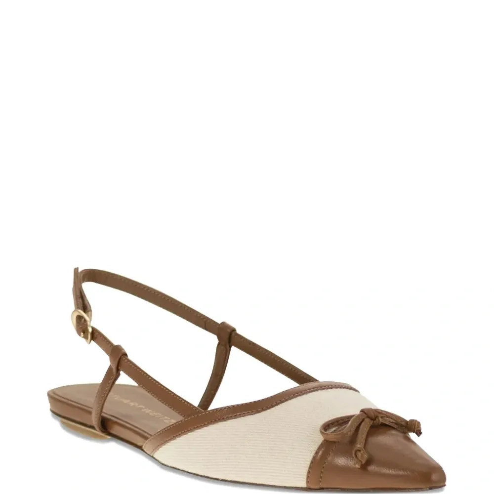 Туфли Kitty с заостренным носком и ремешком на пятке