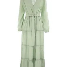 Платье макси Leyde с длинными рукавами