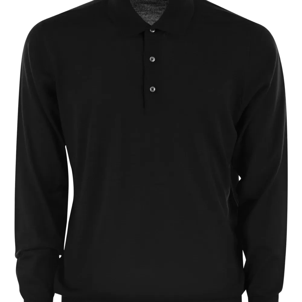 Рубашка поло с длинными рукавами