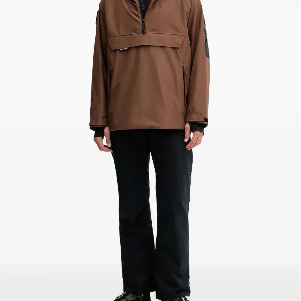 Футболка с наполовину застёгивающейся молнией Pascal