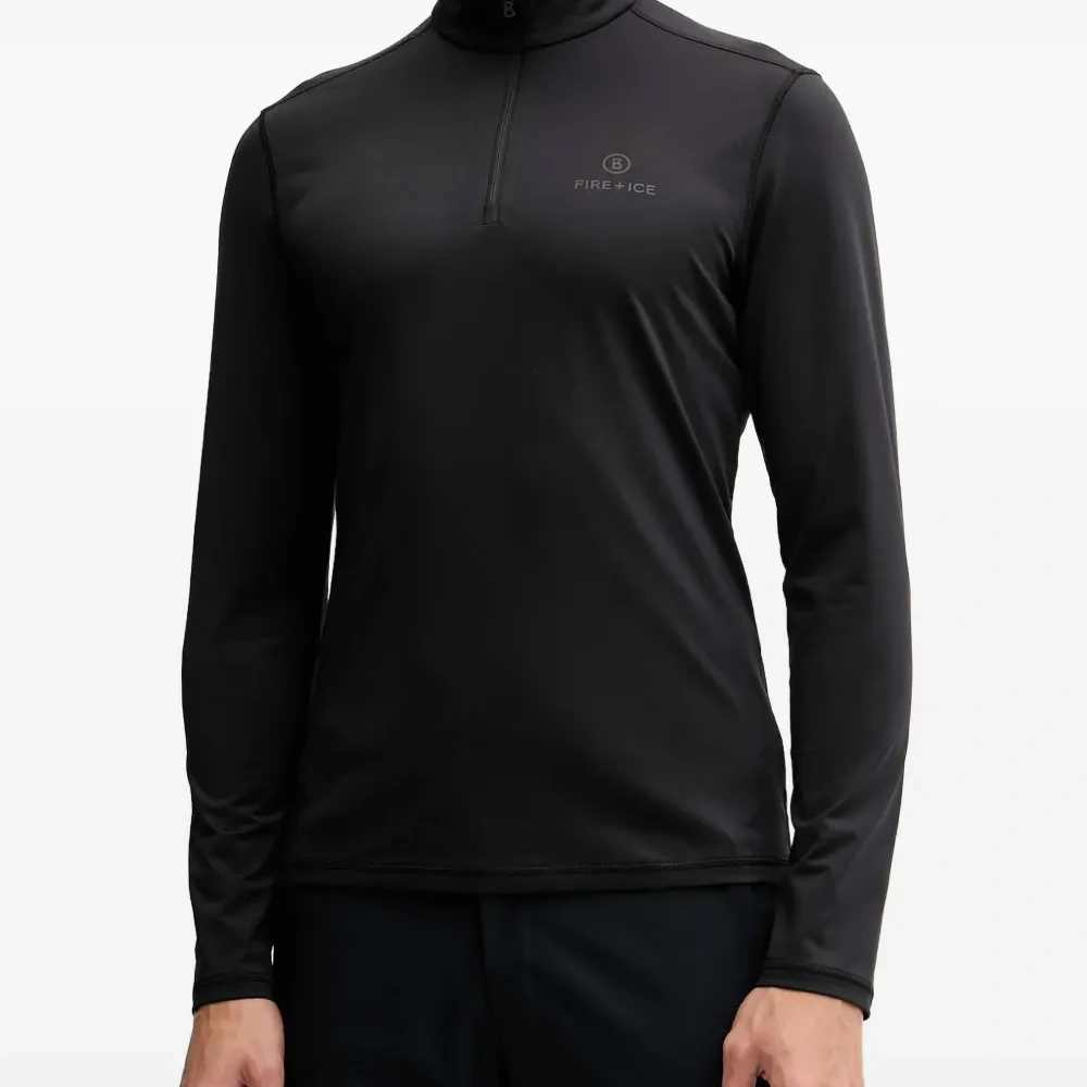 Футболка с наполовину застёгивающейся молнией Pascal