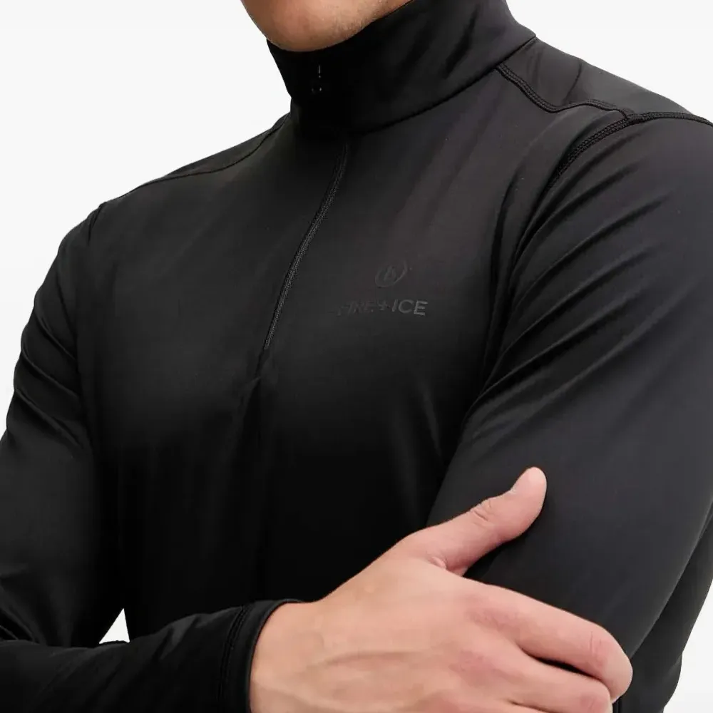 Футболка с наполовину застёгивающейся молнией Pascal