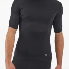 Топ из шерсти мериноса с короткими рукавами Топ из шерсти мериноса с короткими рукавами