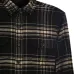 Рубашка в клетку тартан с карманами карго