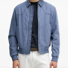 Куртка с вельветовым воротником