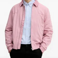 Куртка с вельветовым воротником