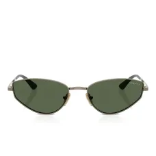 Солнцезащитные очки с геометрической оправой