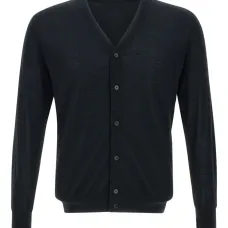 Кардиган с V-образным вырезом