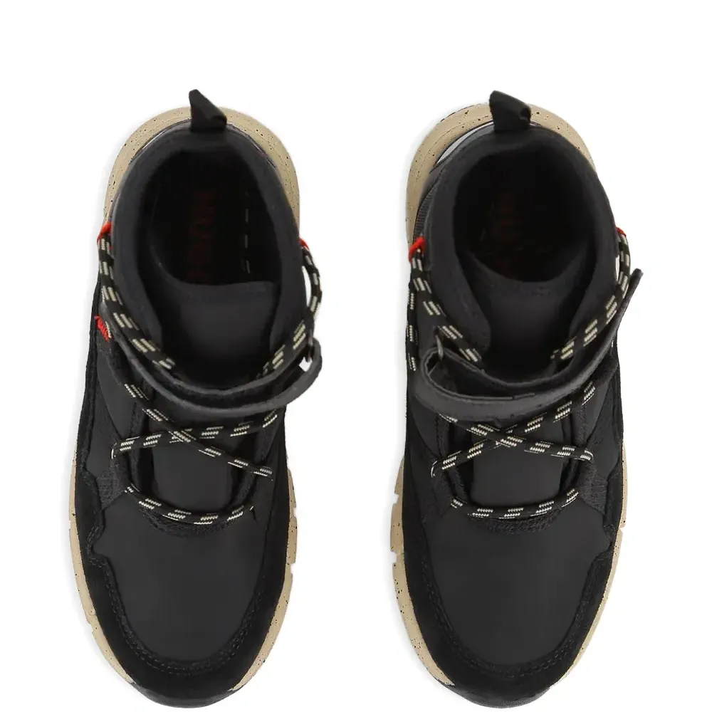 Ботинки с панелями и застежкой на липучке