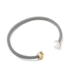 Браслет из желтого золота с жемчугом