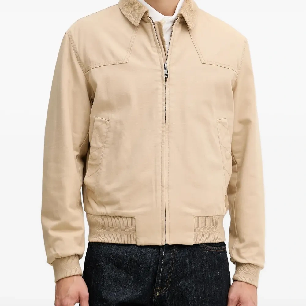 Куртка с вельветовым воротником