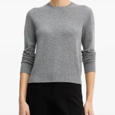 Джемпер с манжетами в рубчик