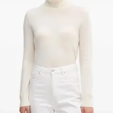 Джемпер с отделкой в рубчик