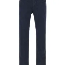 Брюки John с пятью карманами и нашивкой-логотипом